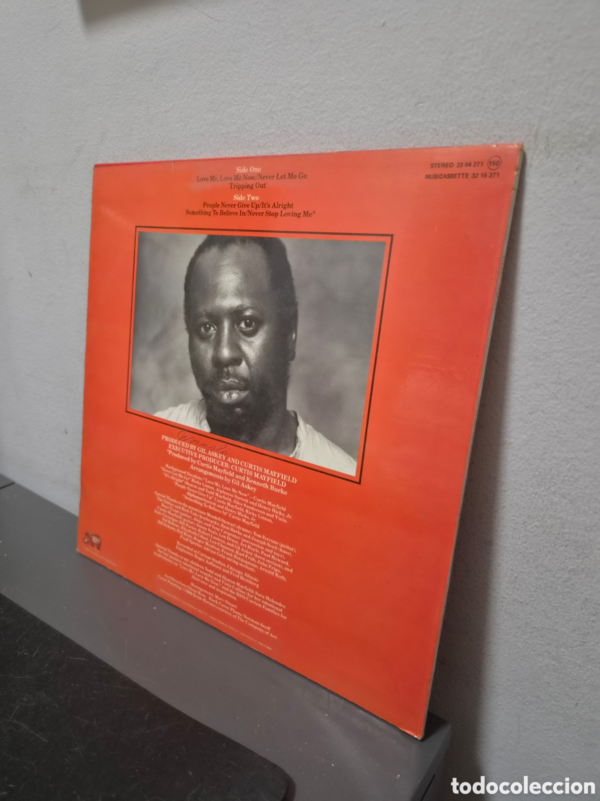 Discos de vinilo: ANTIGUO LP CURTIS MAYFIELD ORIGINAL - Foto 2