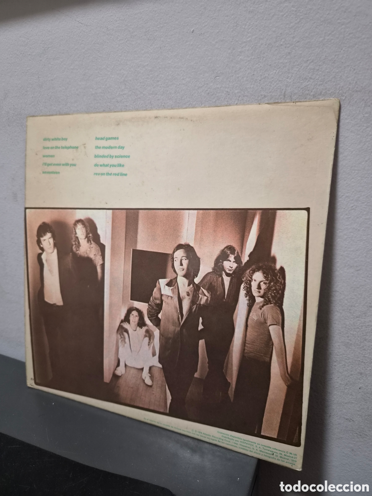 Discos de vinilo: ANTIGUO LP FOREIGNER HEAD GAMES ORIGINAL - Foto 2