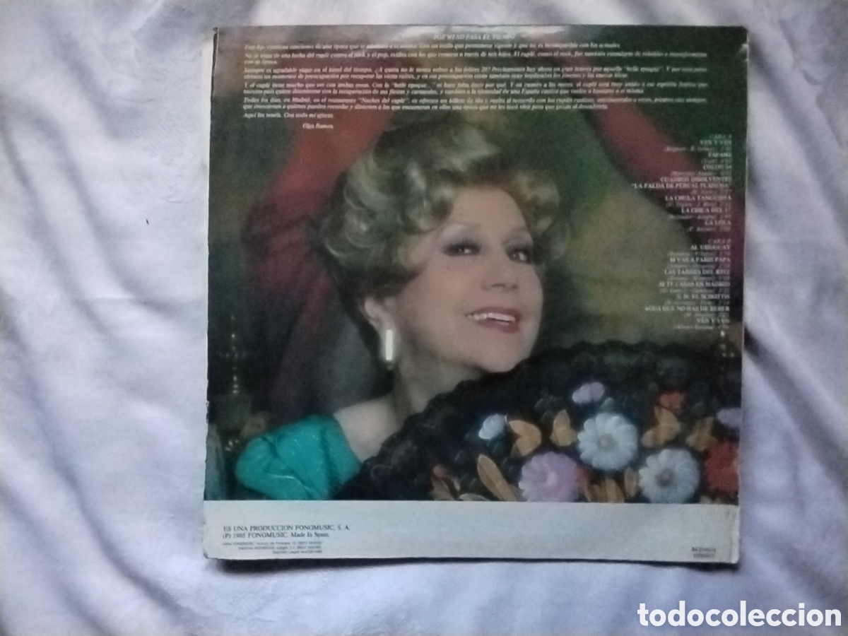 Discos de vinilo: LP OLGA RAMOS ANTOLOGIA DEL CUPLE - Foto 2