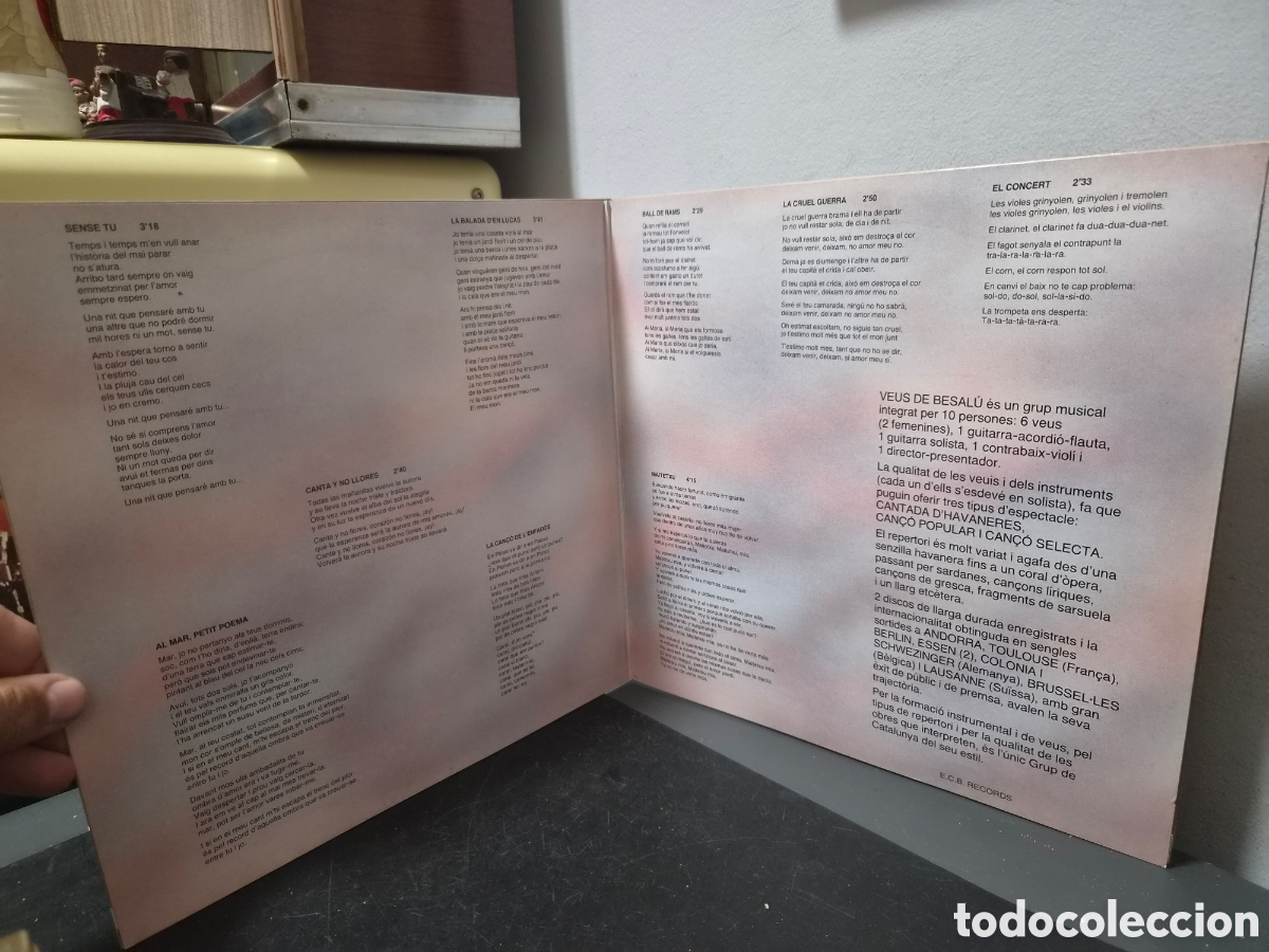 Discos de vinilo: ANTIGUO LP VEUS DE BESALU ORIGINAL - Foto 2