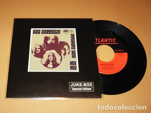 Discos de vinilo: LED ZEPPELIN - IMMIGRANT SONG - SINGLE - 1970 - JUKE-BOX