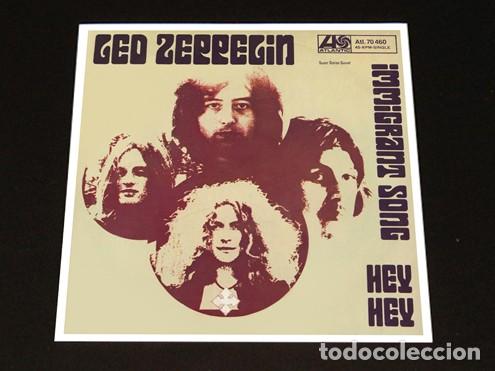 Discos de vinilo: LED ZEPPELIN - IMMIGRANT SONG (CANCION DEL INMIGRANTE) - SINGLE - 1970 - JUKE-BOX - Foto 2