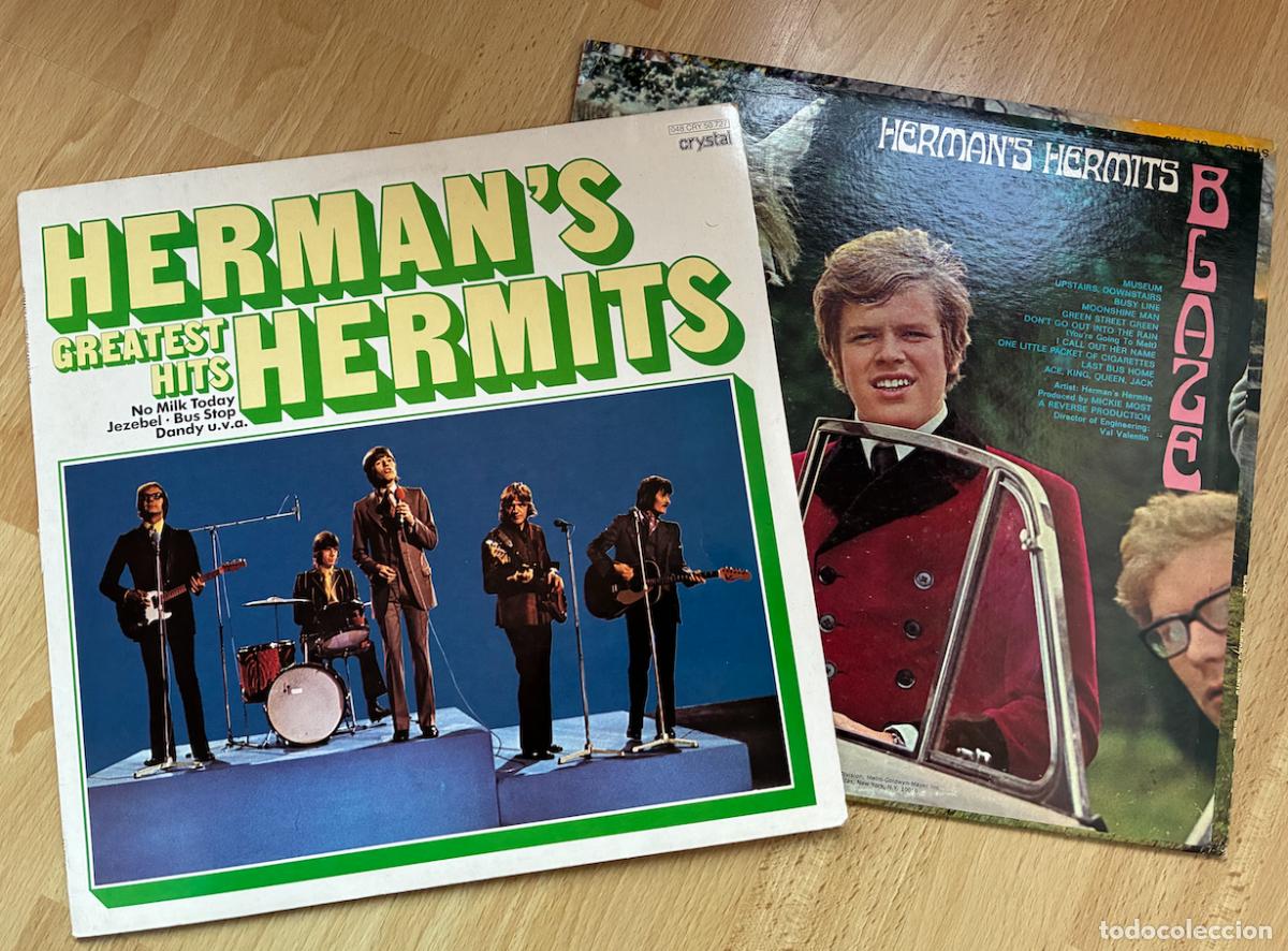 Discos de vinilo: Herman's Hermits. 2 LP. Blaze & Greatest hits. Perfecto etado. Ver descripci&oacute;n.