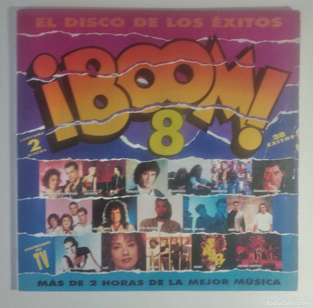 Discos de vinilo: Vinilo: &iexcl;Boom 8! - Varios - Doble LP. sello EMI 1992