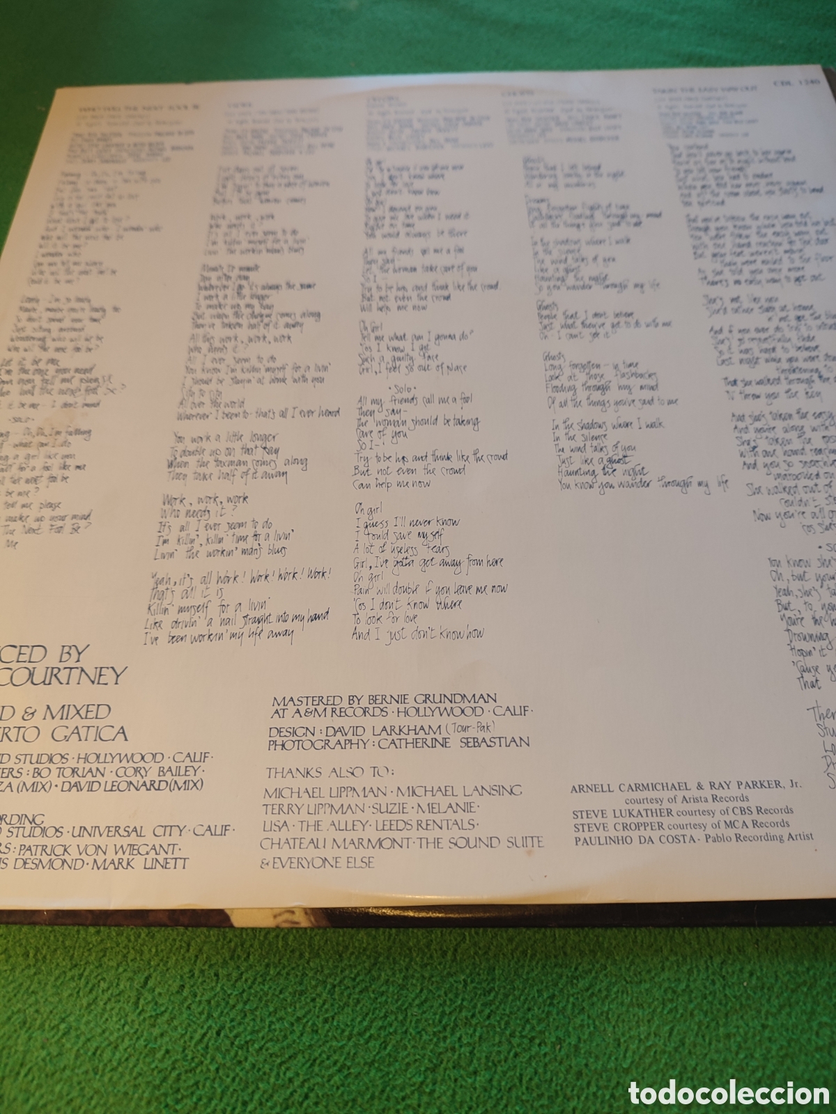 Discos de vinilo: Leo Sayer - Here Edici&oacute;n inglesa del 1979 - Foto 2