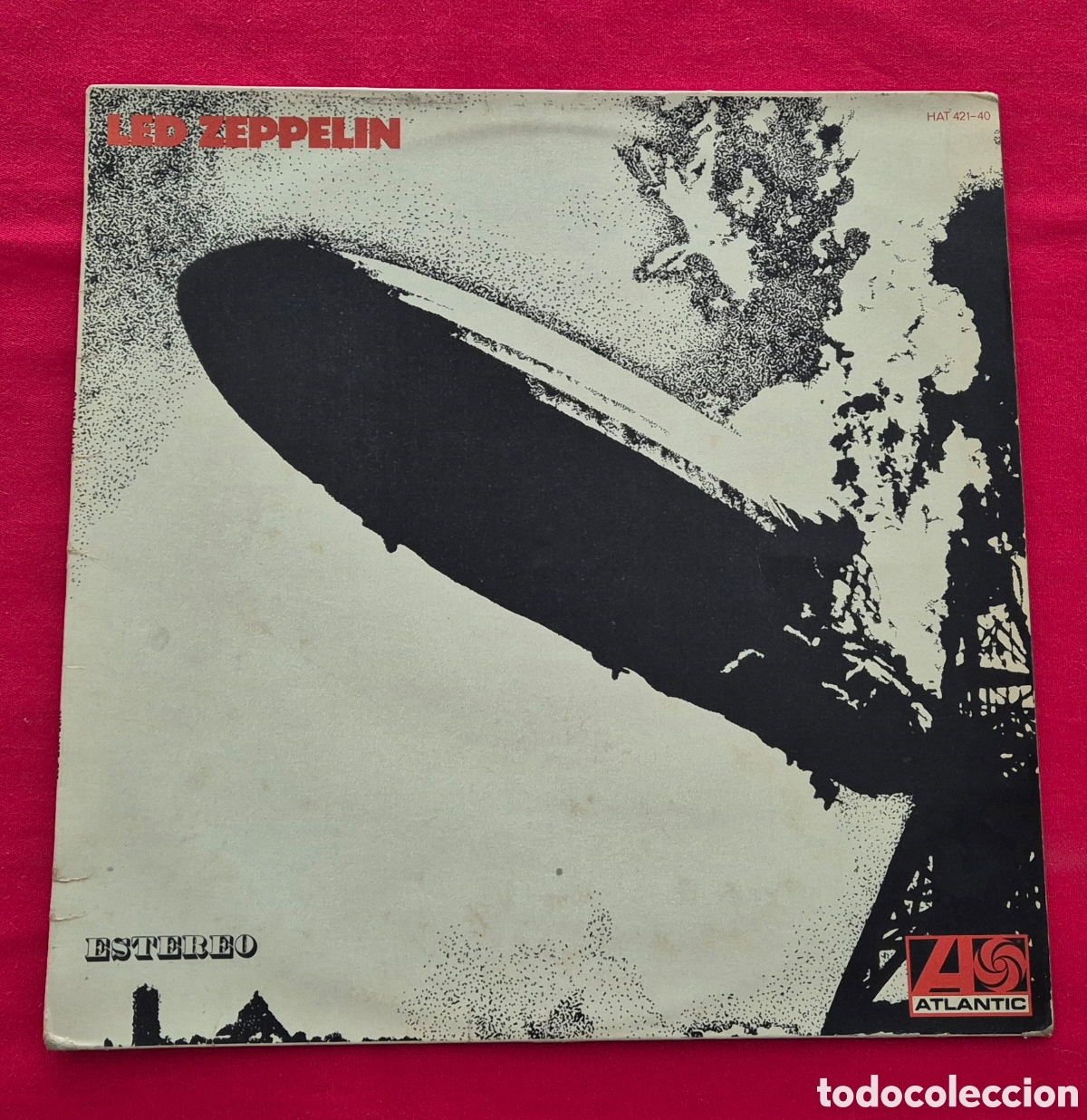 Discos de vinilo: Led Zeppelin Primer Lp Spain HATS 421-40