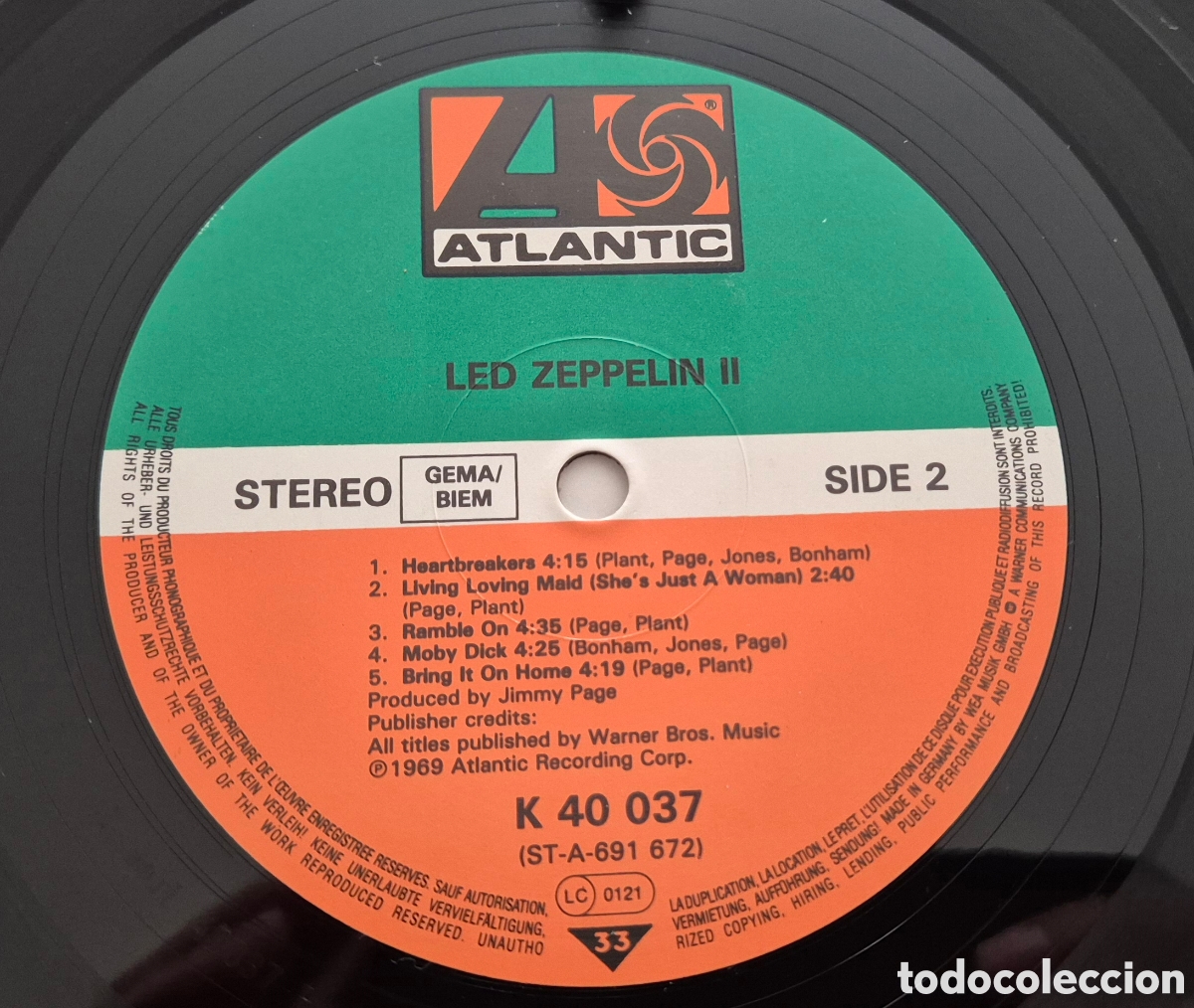 Discos de vinilo: Led Zeppelin - Led Zeppelin II LP - Foto 10
