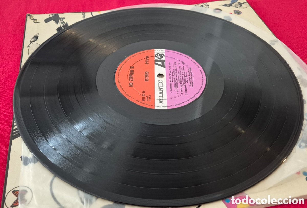 Discos de vinilo: Led Zeppelin - Led Zeppelin III Edici&oacute;n RARA Lp - Foto 10