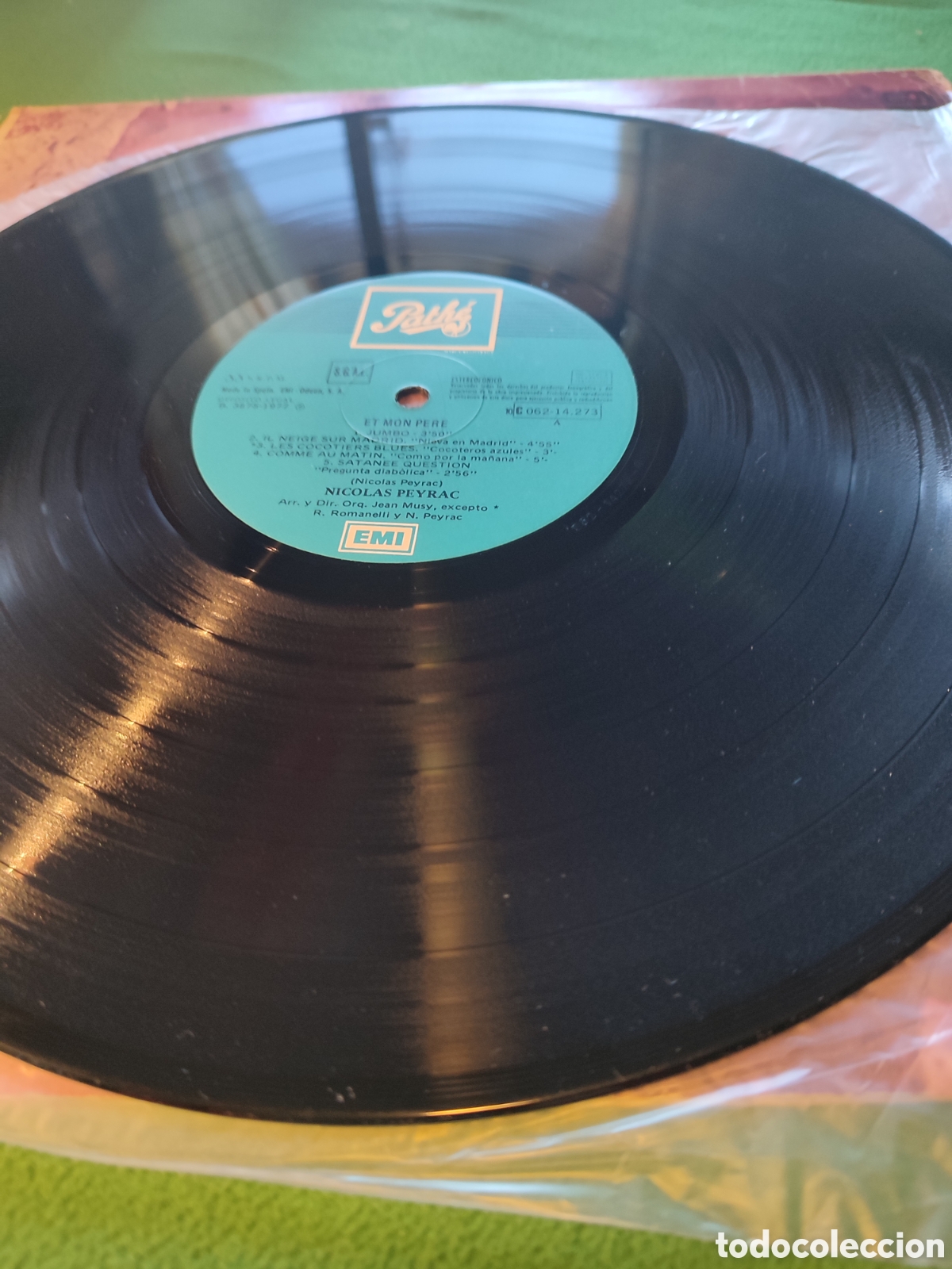 Discos de vinilo: Nicol&aacute;s Peyrac - Et mon pere... Edicion 1976 - Foto 3