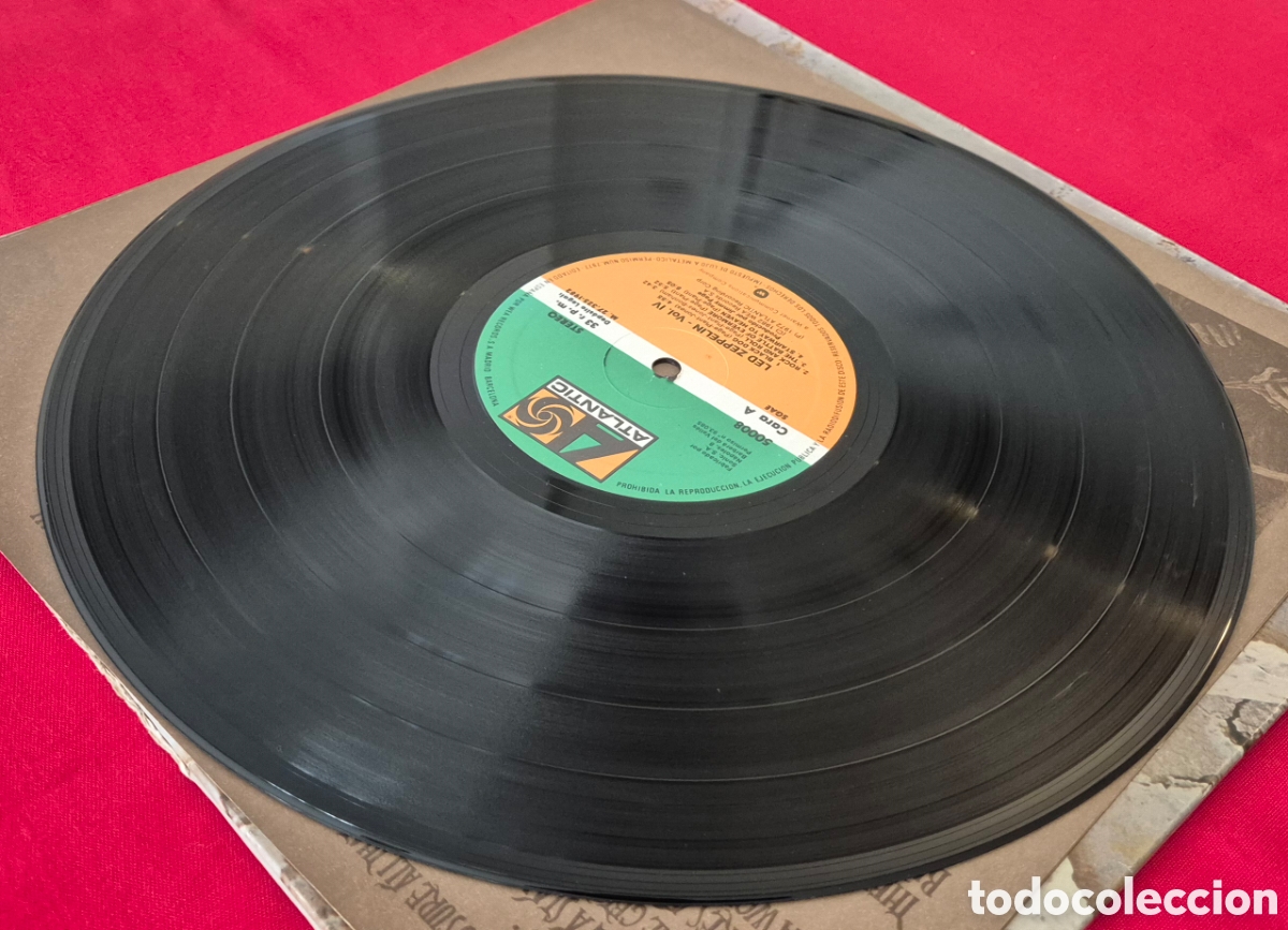 Discos de vinilo: Led Zeppelin - Led Zeppelin IV Lp Spain - Foto 7