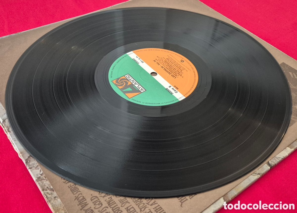 Discos de vinilo: Led Zeppelin - Led Zeppelin IV Lp Spain - Foto 9