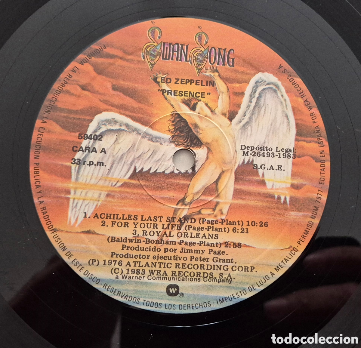 Discos de vinilo: Led Zeppelin - Presence LP Spain - Foto 7