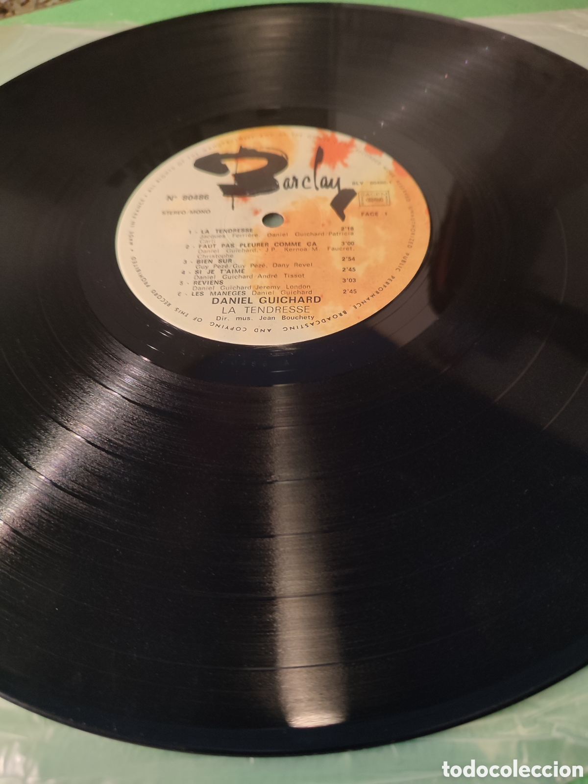 Discos de vinilo: Daniel Guichard - La tendresse Edicion francesa - Foto 3