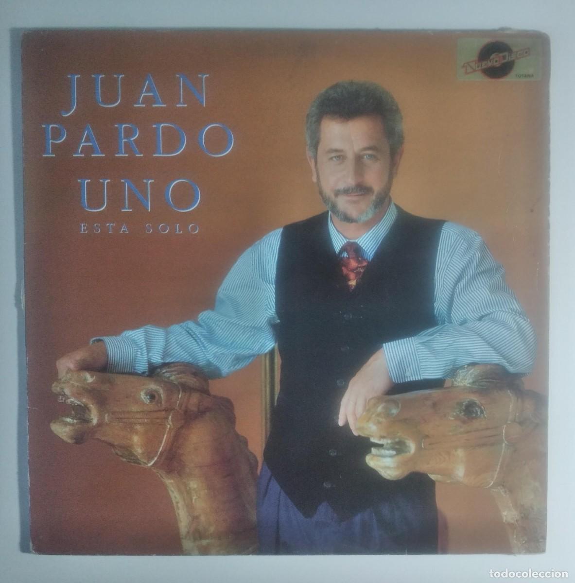 Discos de vinilo: Vinilo: JUAN PARDO, UNO ESTA SOLO, HISPAVOX 1990