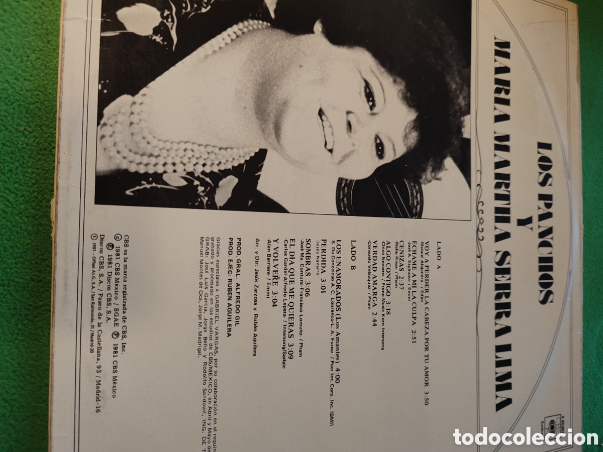 Discos de vinilo: Los Panchos y Mar&iacute;a Martha Serra Lima - Foto 2