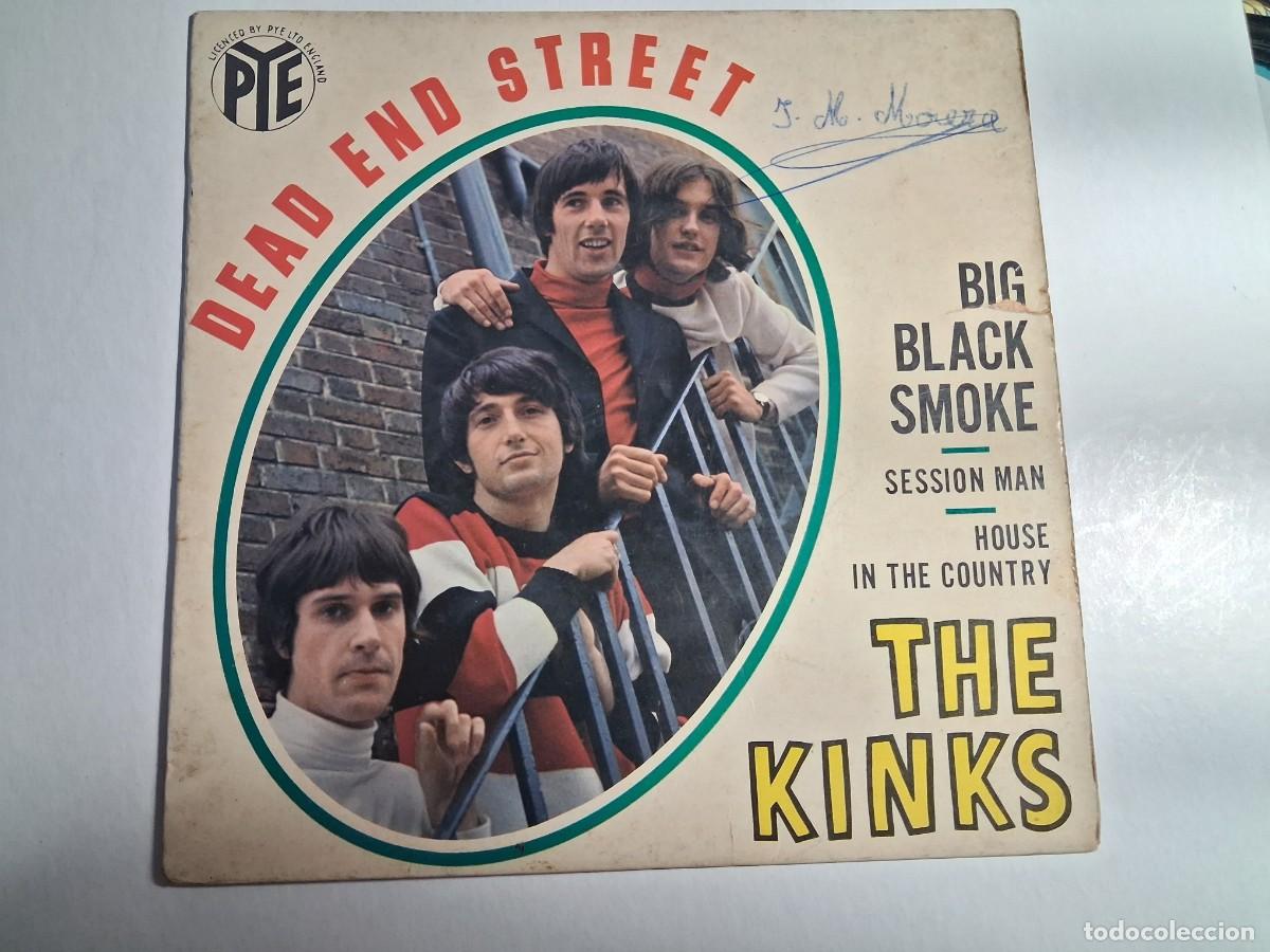Discos de vinilo: single the kinks. dead end street + 3 temas. pye france (buen estado)