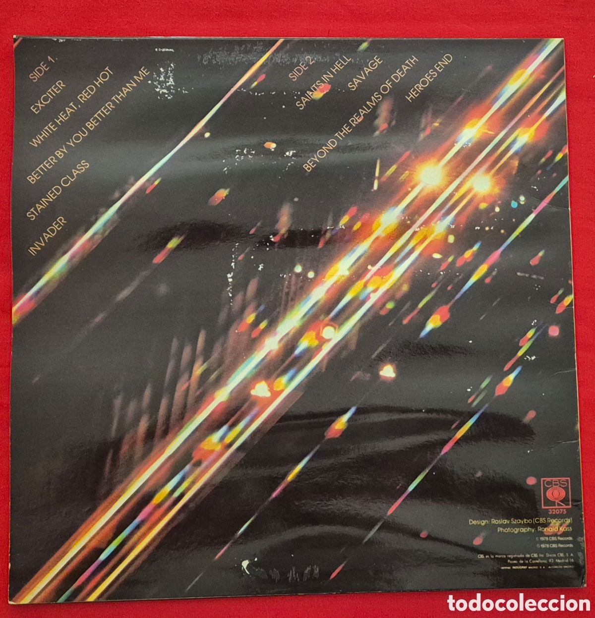 Discos de vinilo: Judas Priest &ndash; Stained Class Lp - Foto 2