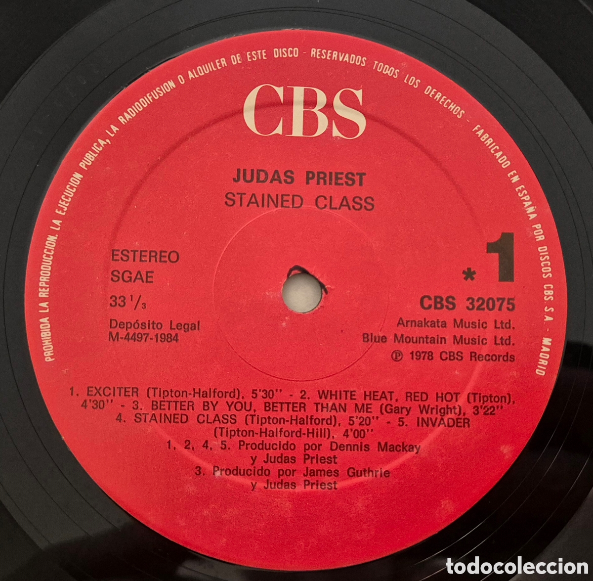 Discos de vinilo: Judas Priest &ndash; Stained Class Lp - Foto 7