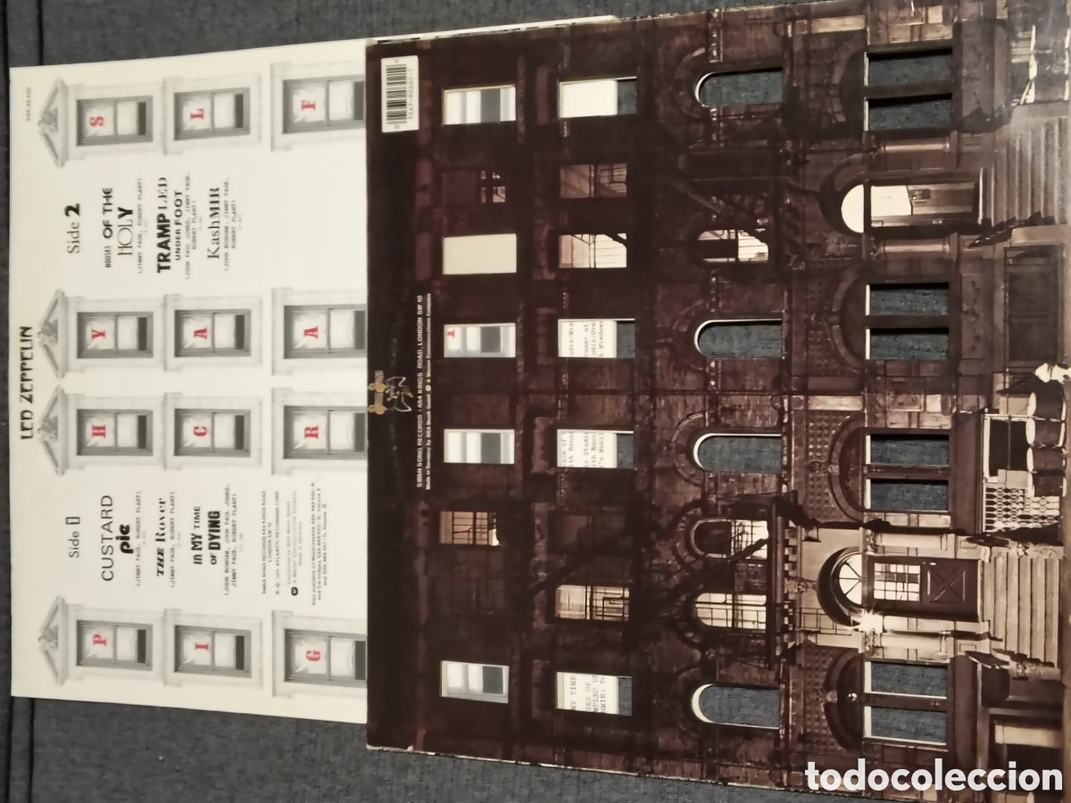 Discos de vinilo: Physical Graffiti de Led Zeppelin edici&oacute;n finales de los 80 - Foto 3
