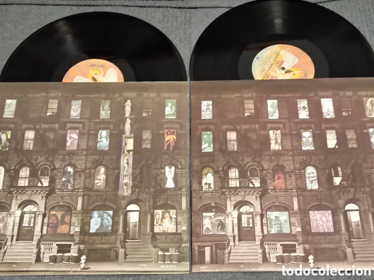 Discos de vinilo: Physical Graffiti de Led Zeppelin edici&oacute;n finales de los 80 - Foto 6