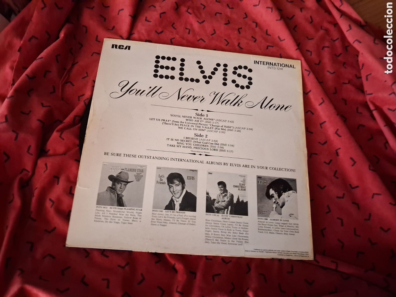 Discos de vinilo: Elvis Presley&nbsp; lp Youll Never Walk Alone - Foto 2