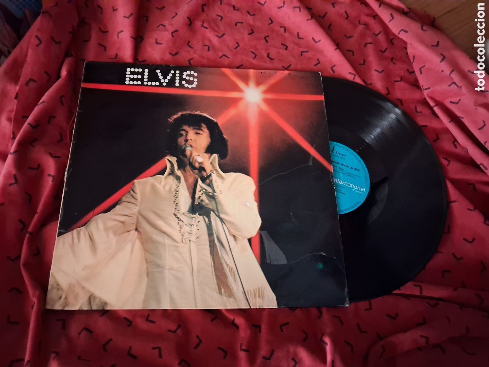 Discos de vinilo: Elvis Presley&nbsp; lp You'll Never Walk Alone