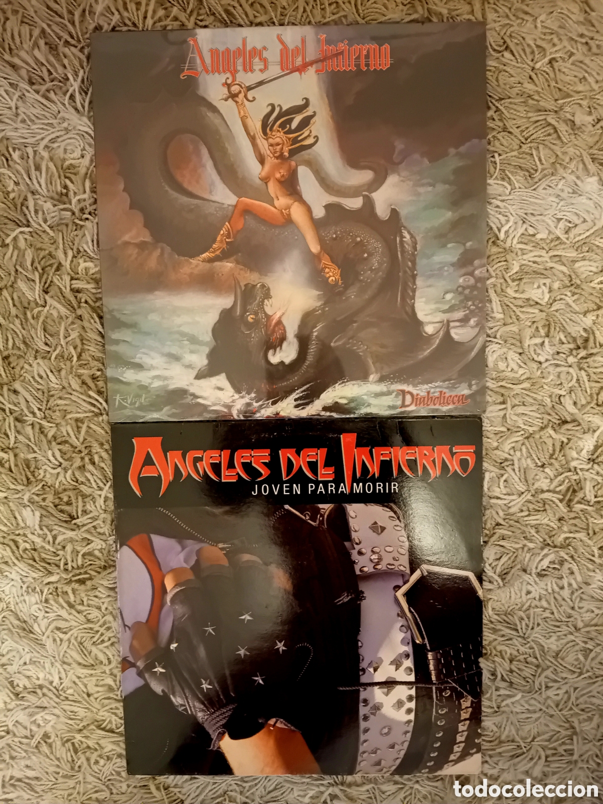 Discos de vinilo: LOTE VINILOS OFERTA &Aacute;NGELES DEL INFIERNO