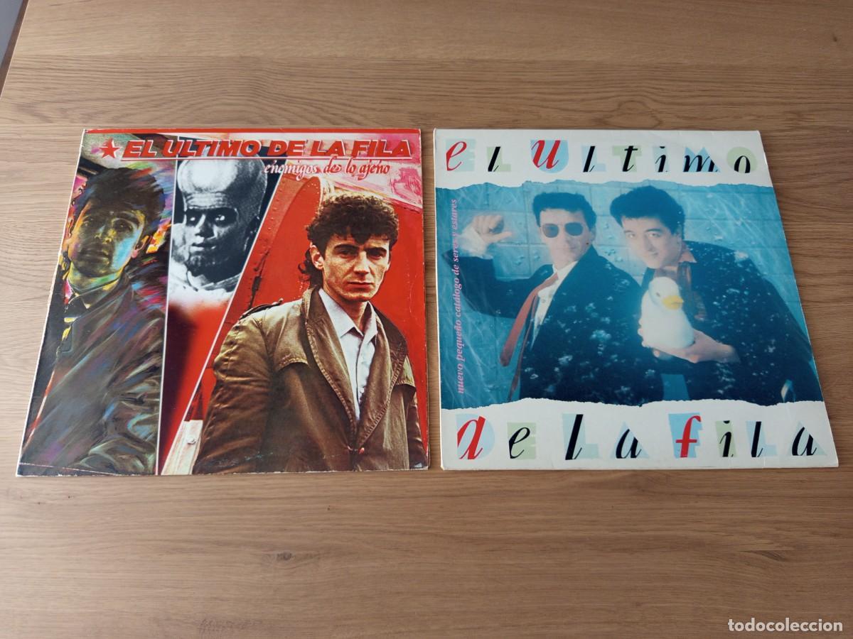 Discos de vinilo: LOTE 2 LPS ORIGINALES. EL ULTIMO DE LA FILA / ENEMIGOS DE LOS AJENO & NUESTRO PEQUE&Ntilde;O CATALOGO...