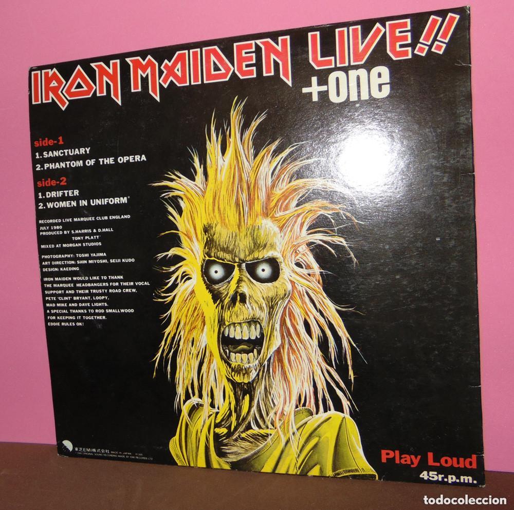Discos de vinilo: IRON MAIDEN &lrm;&ndash; Live!! +One - MAXISINGLE 4 TEMAS - - Foto 3
