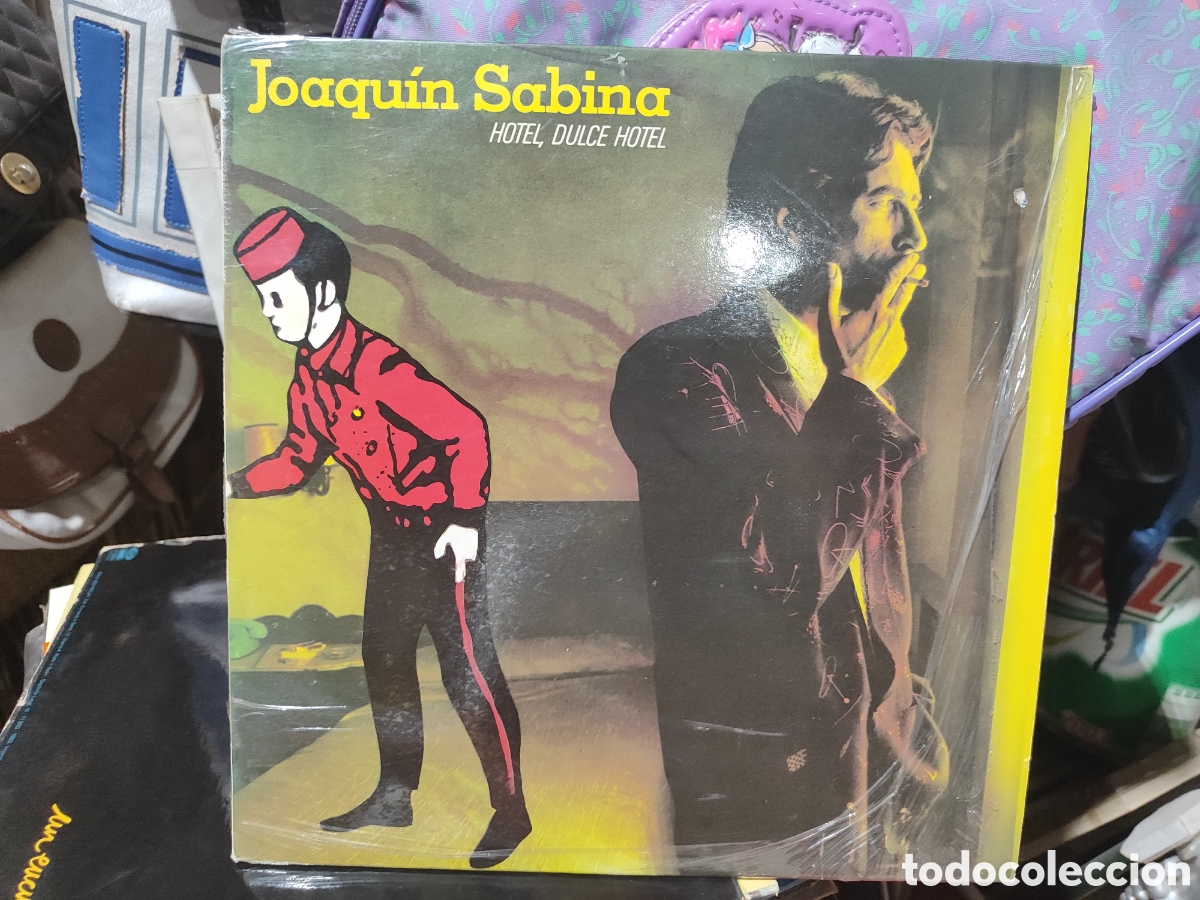 Discos de vinilo: LP JOAQUIN SABINA HOTEL DULCE HOTEL ARIOLA 1987 + HOJA CON LETRAS