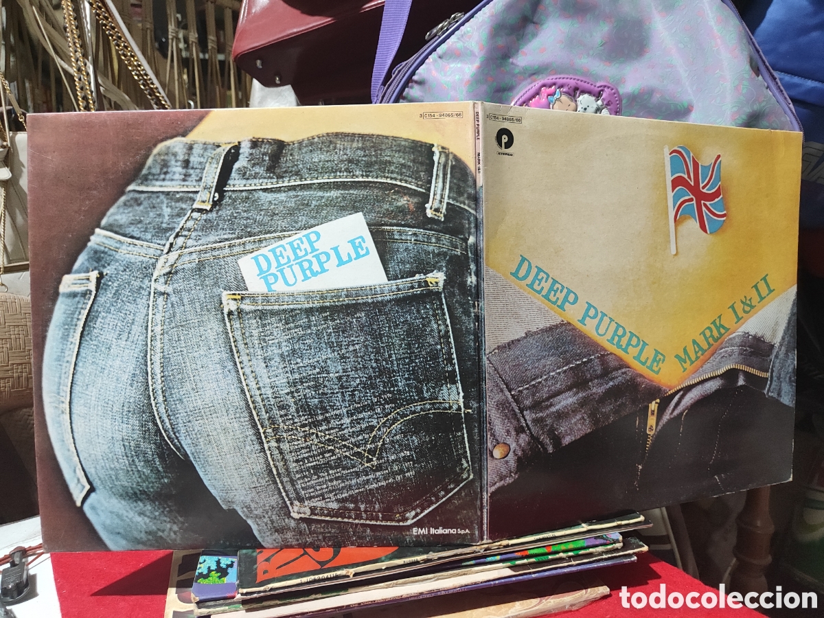 Discos de vinilo: DEEP PURPLE MARK I & II 2 LP'S DE 1974 CARPETA ABIERTA GREATEST HITS EMI ITALIANA