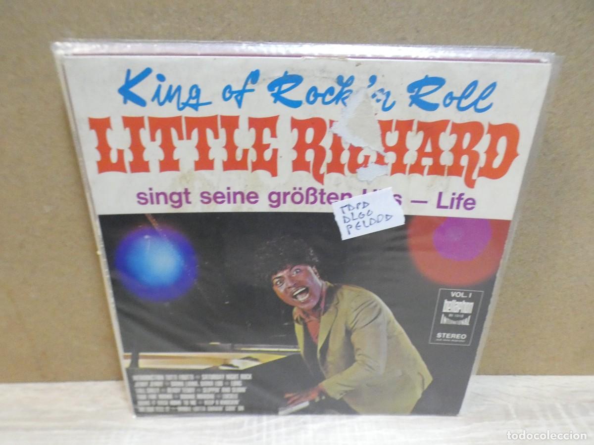 Discos de vinilo: ARKANSAS1980 BOXX801 LP MUY USADO AUN REPRODUCIBLE LITTLE RICHARD TAPA ALGO PELADA
