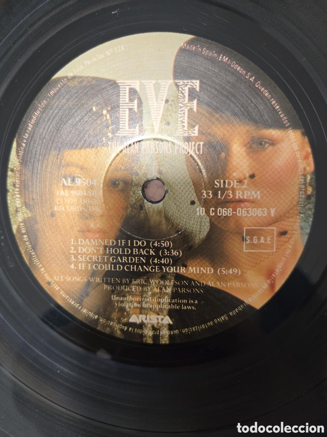Discos de vinilo: THE ALAN PARSONS PROJECT EVE - Foto 2