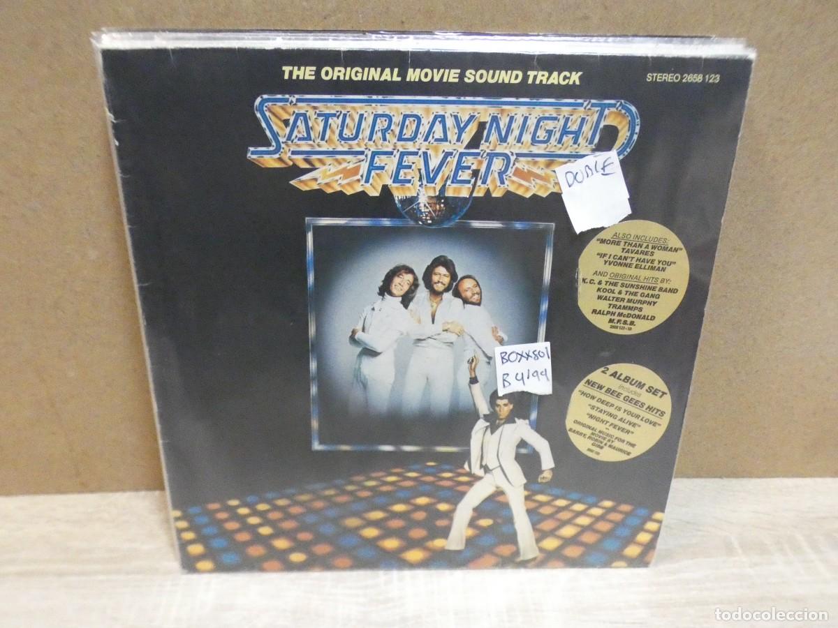 Discos de vinilo: ARKANSAS1980 BOXX801 LP LEVE USO AUN CORRECTO BSO OST SATURDAY NIGHT FEVER DOBLE LP