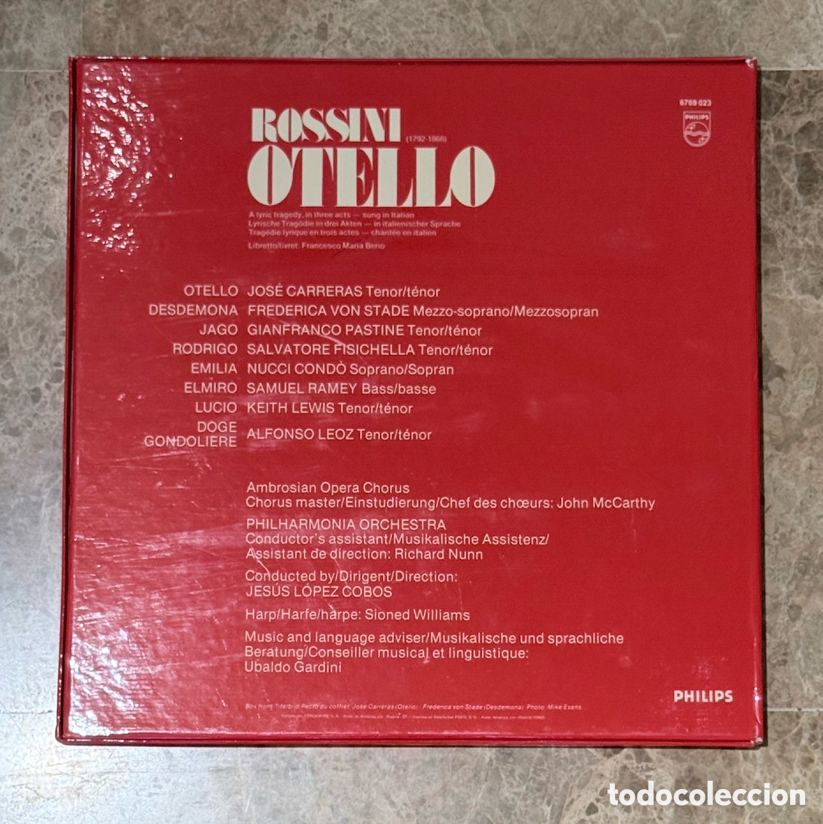 Discos de vinilo: Rossini Otello 3 LPS Box Set - Foto 2
