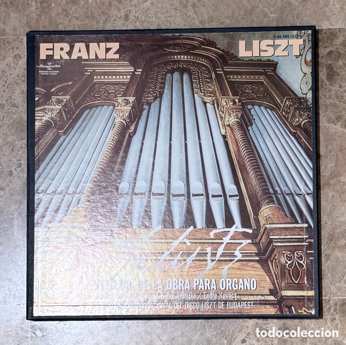 Discos de vinilo: Franz Liszt Obra Integral &Oacute;rgano Caja 5 LPS
