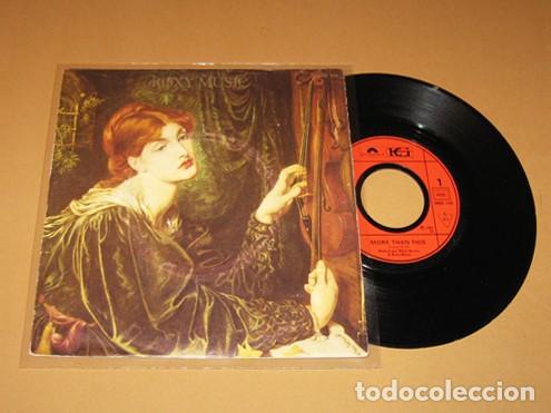 Discos de vinilo: ROXY MUSIC / BRYAN FERRY - MORE THAN THIS - SINGLE - 1982 - Foto 1