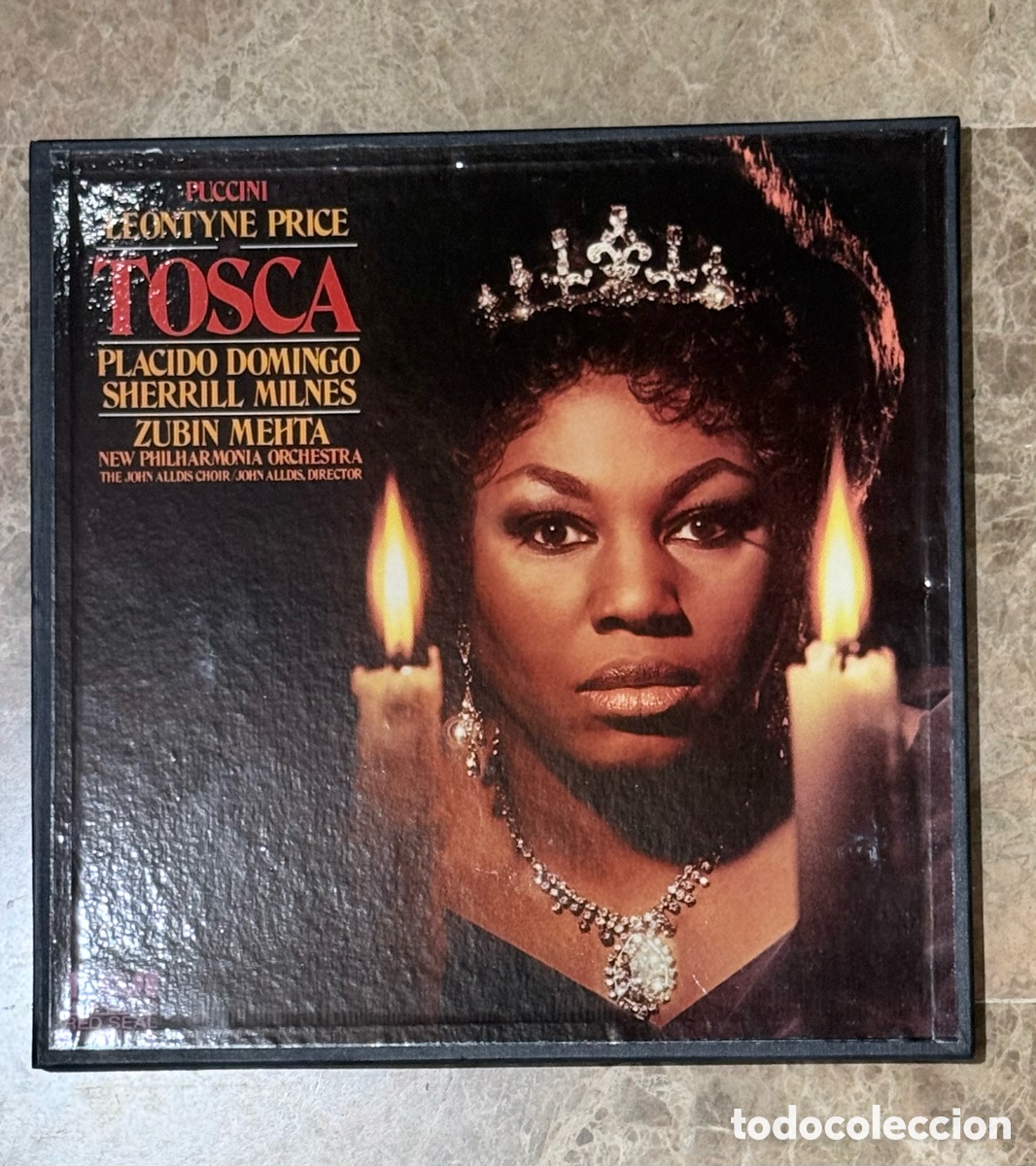 Discos de vinilo: Puccini Tosca 2xLP Red Seal RCA 1974 Vintage Vinyl