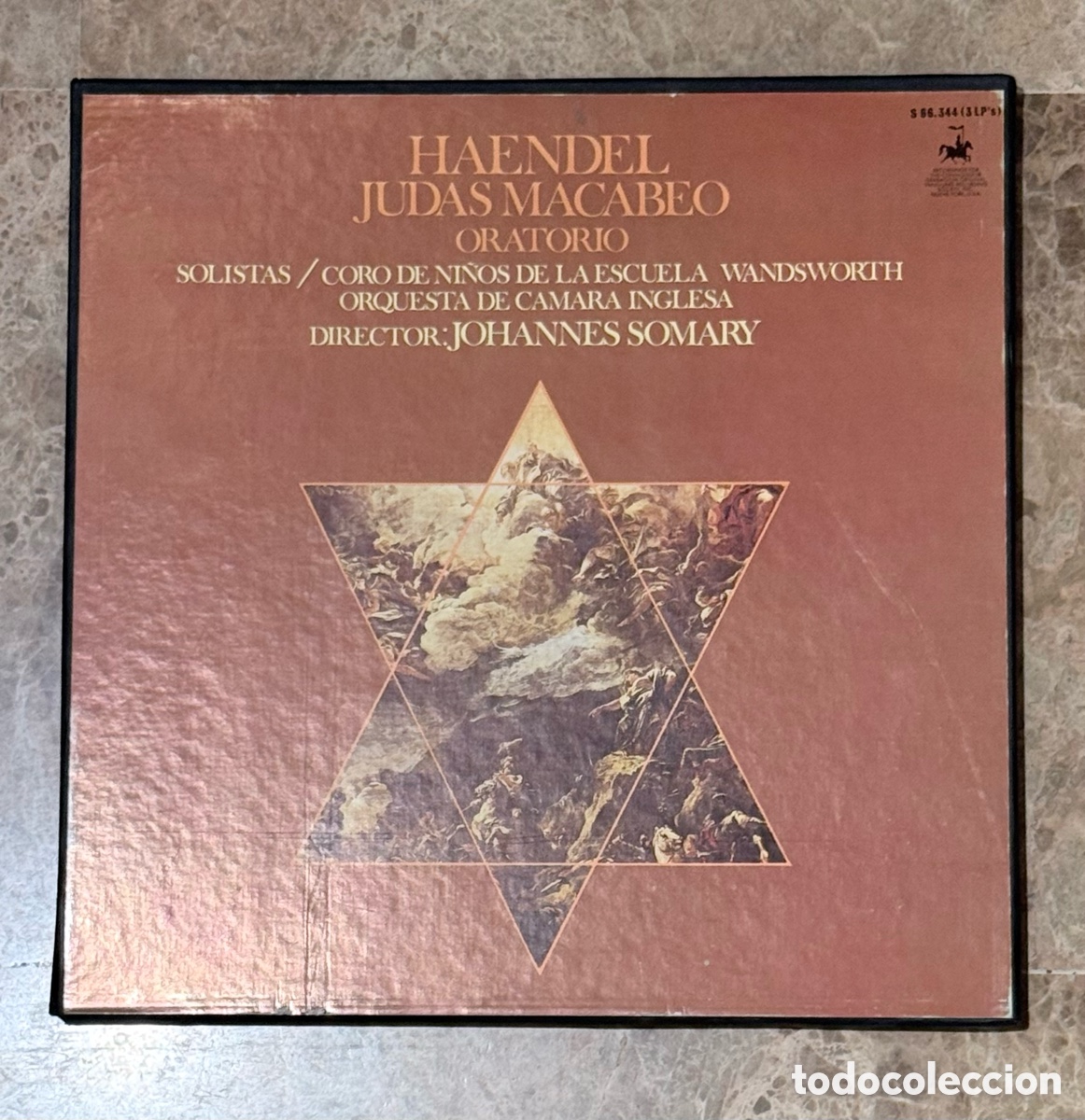 Discos de vinilo: Haendel Judas Macabeo Oratorio 3 LP Box
