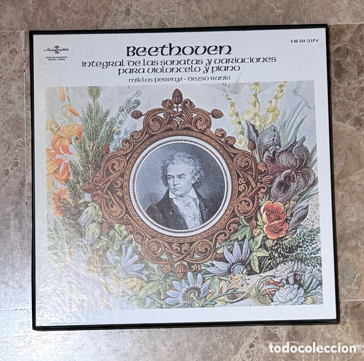Discos de vinilo: Beethoven: Integral Sonatas y Variaciones. 3 LPS - Foto 1