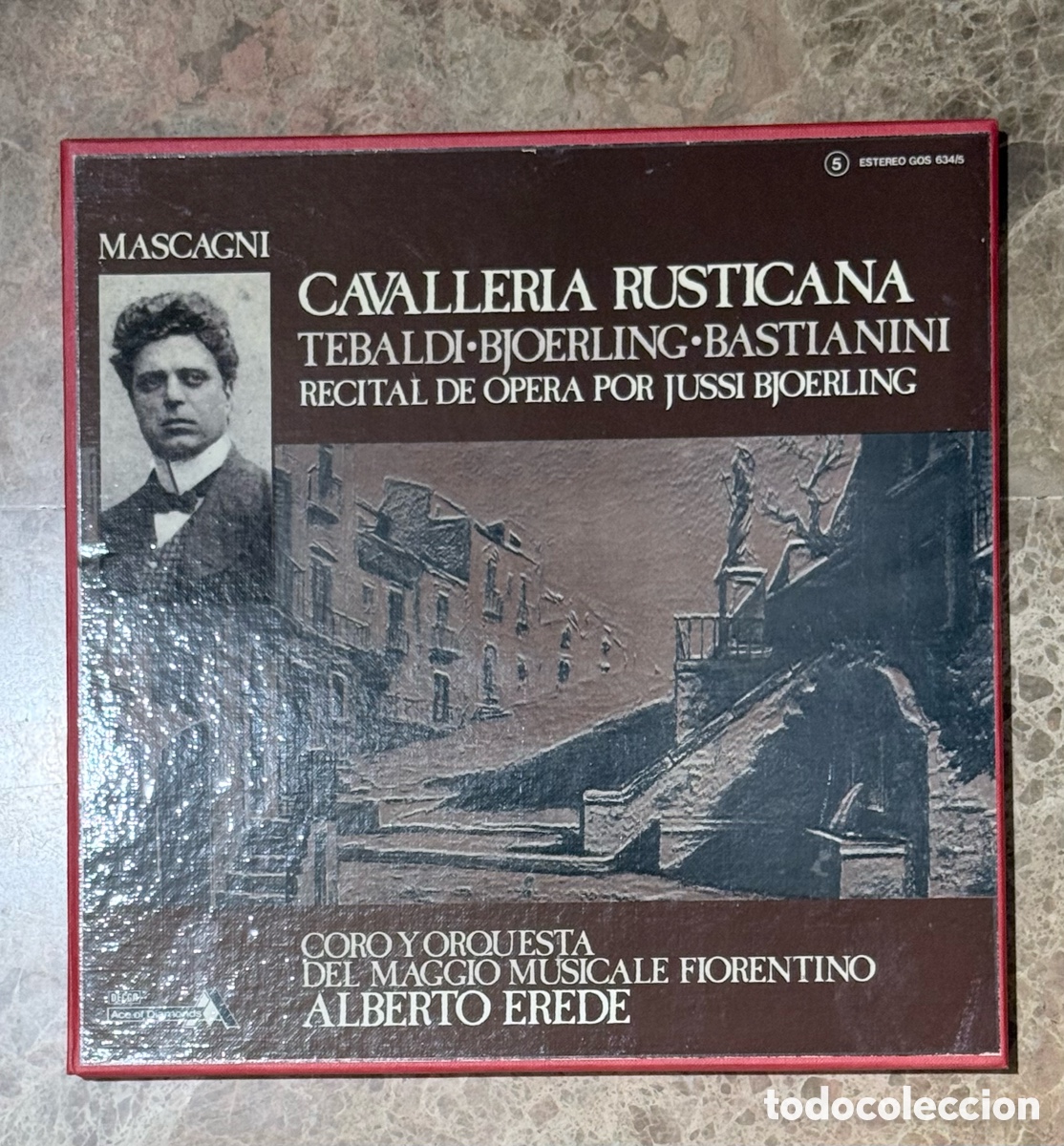 Discos de vinilo: Cavalleria Rusticana Mascagni 2 LPS BOX