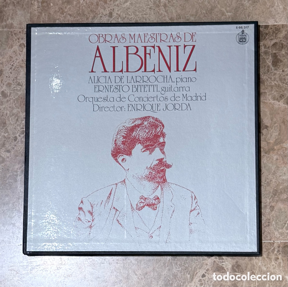 Discos de vinilo: Albeniz. Caja 3 LPs Obras Maestras de Alb&eacute;niz