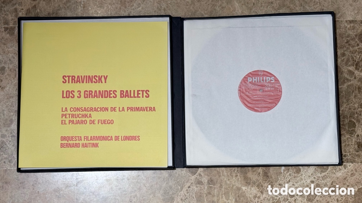 Discos de vinilo: Stravinsky: Los 3 Grandes Ballets (3 Vinilos) - Foto 2