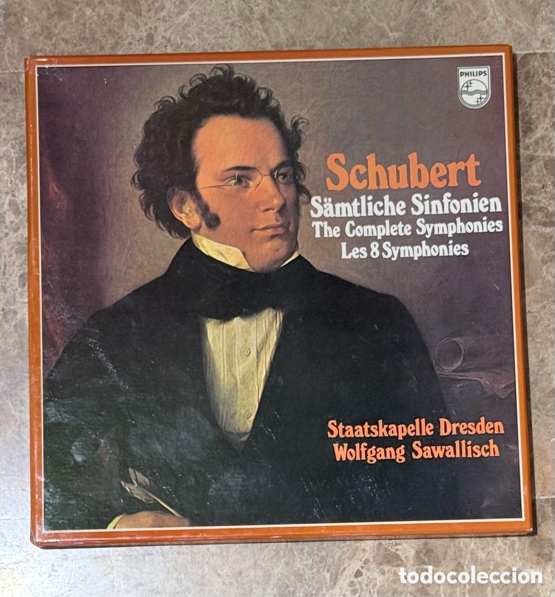 Discos de vinilo: Schubert Sinfon&iacute;as Completas 5 LPS Box. NUEVO
