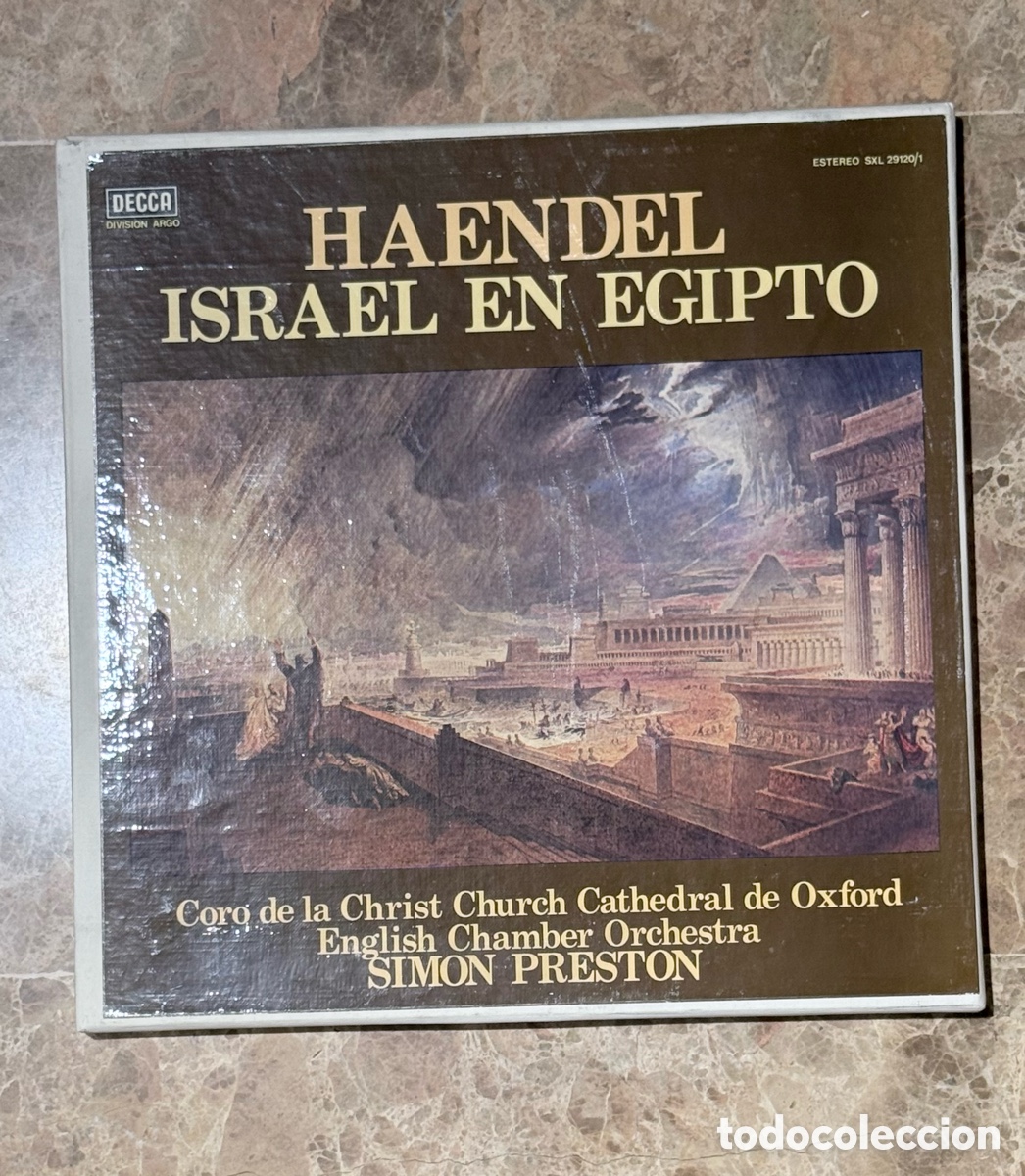 Discos de vinilo: Haendel - Israel en Egipto (2 LP)