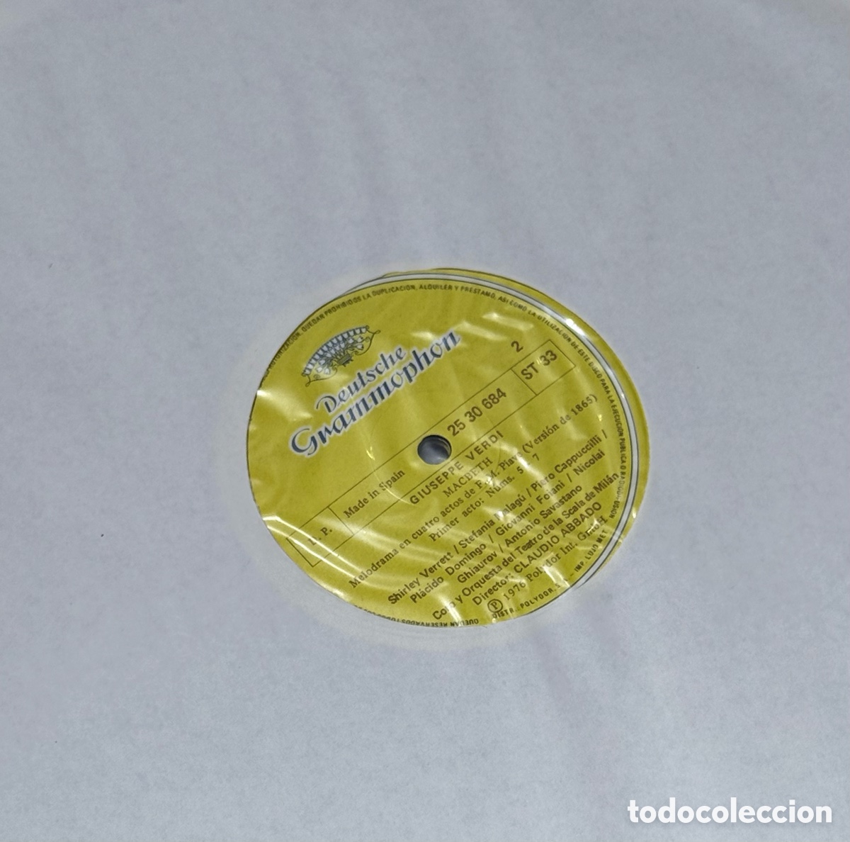 Discos de vinilo: Verdi. Macbeth 3. LPs Deutsche Grammophon - Foto 4