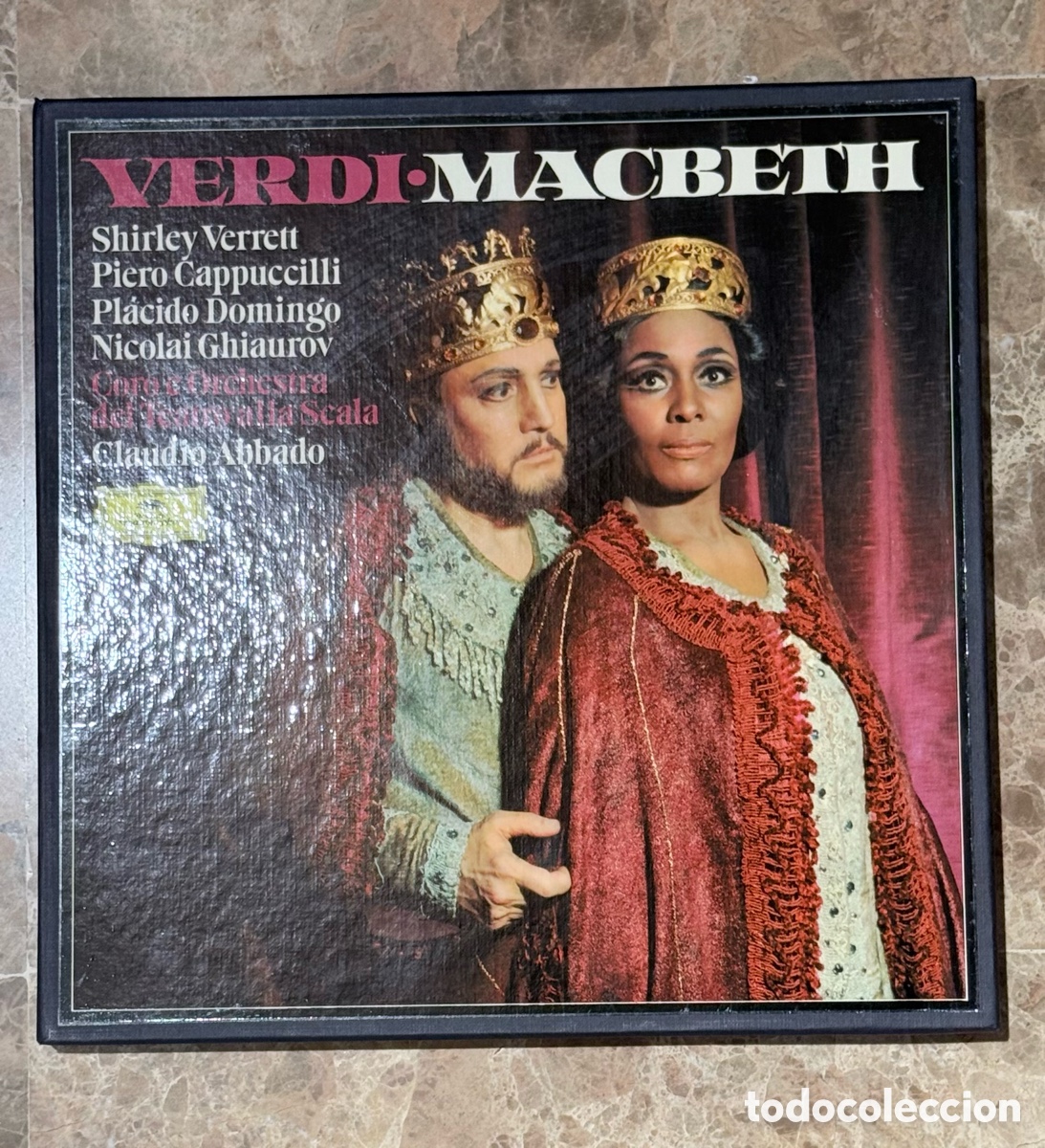 Discos de vinilo: Verdi. Macbeth 3. LPs Deutsche Grammophon