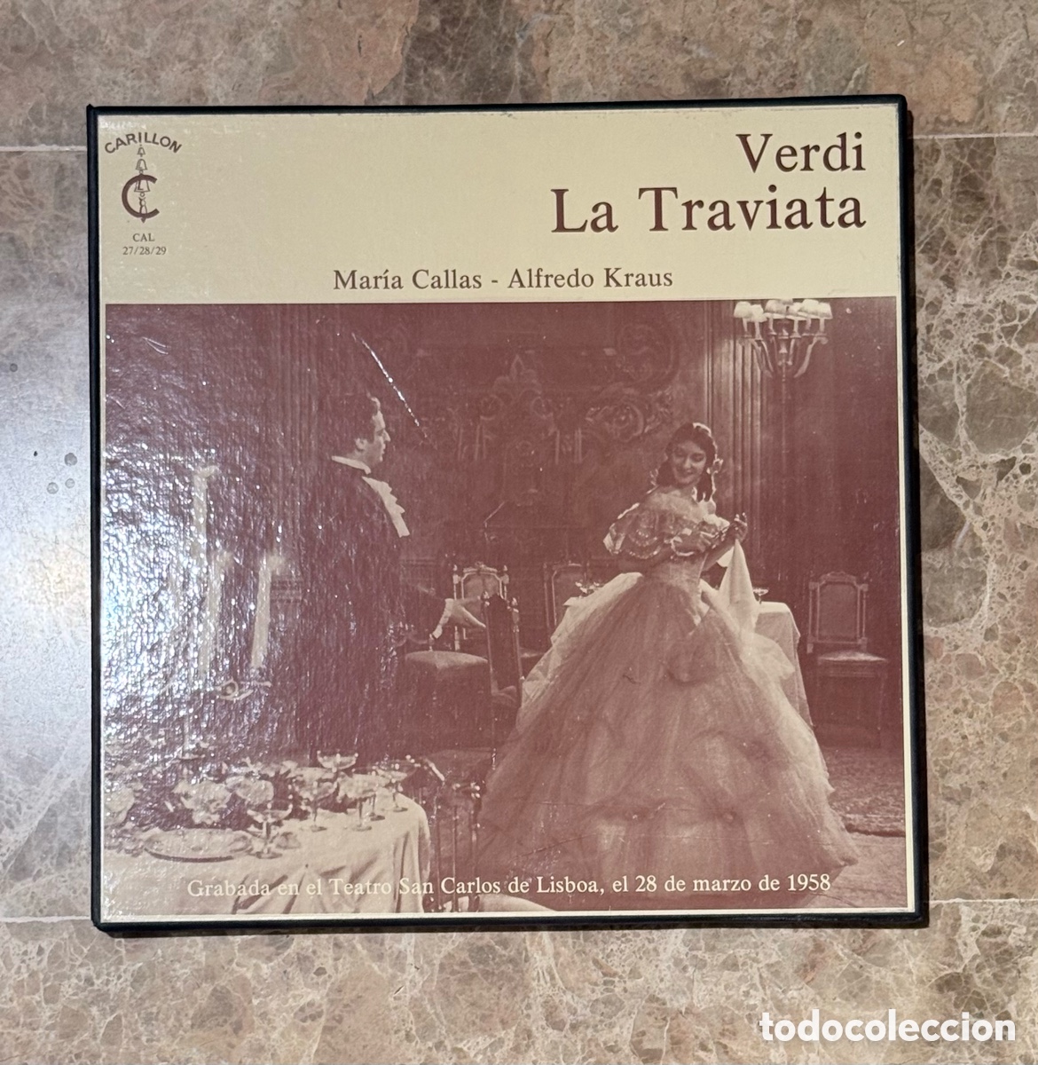Discos de vinilo: VERDI. La Traviata. Callas y Kraus (3 LPs)