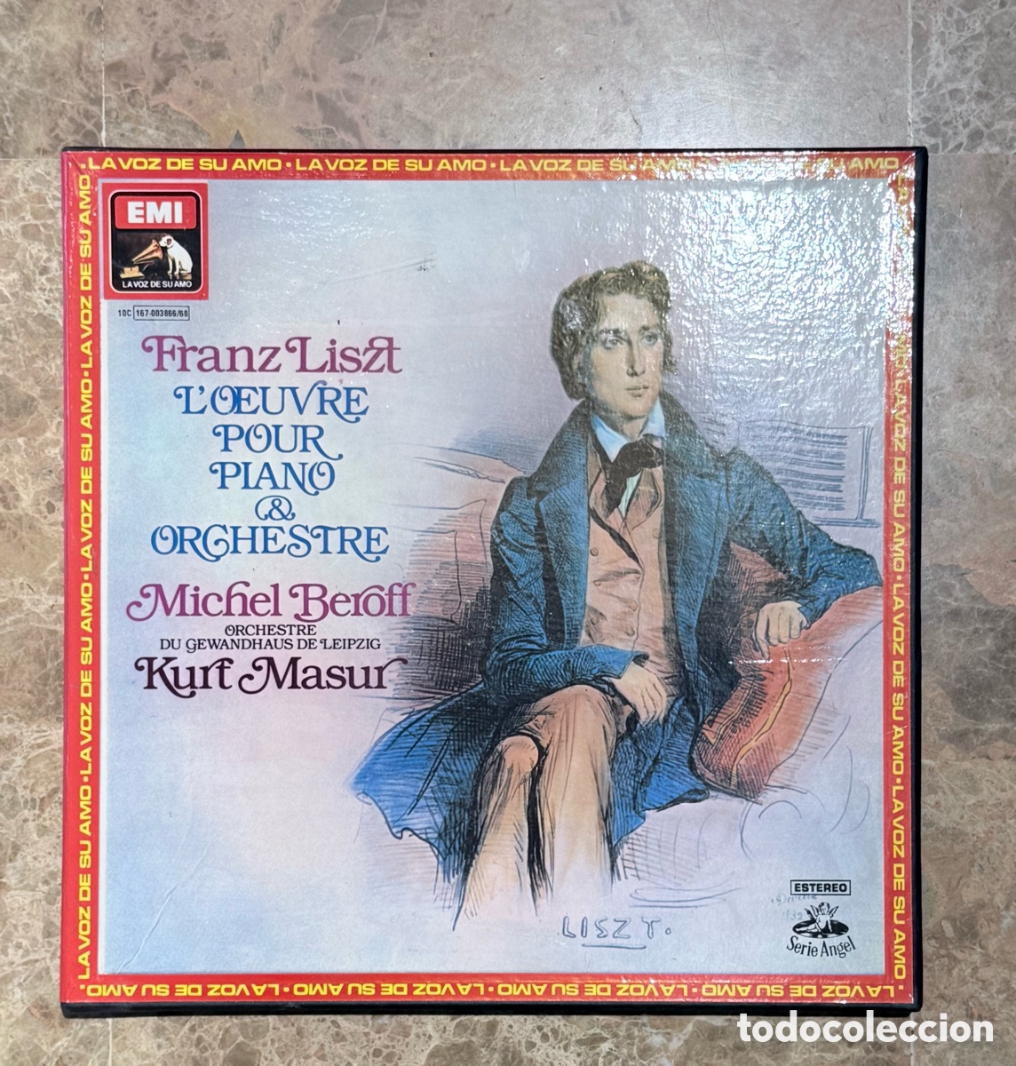 Discos de vinilo: Franz Liszt. Obras Piano y Orquesta EMI