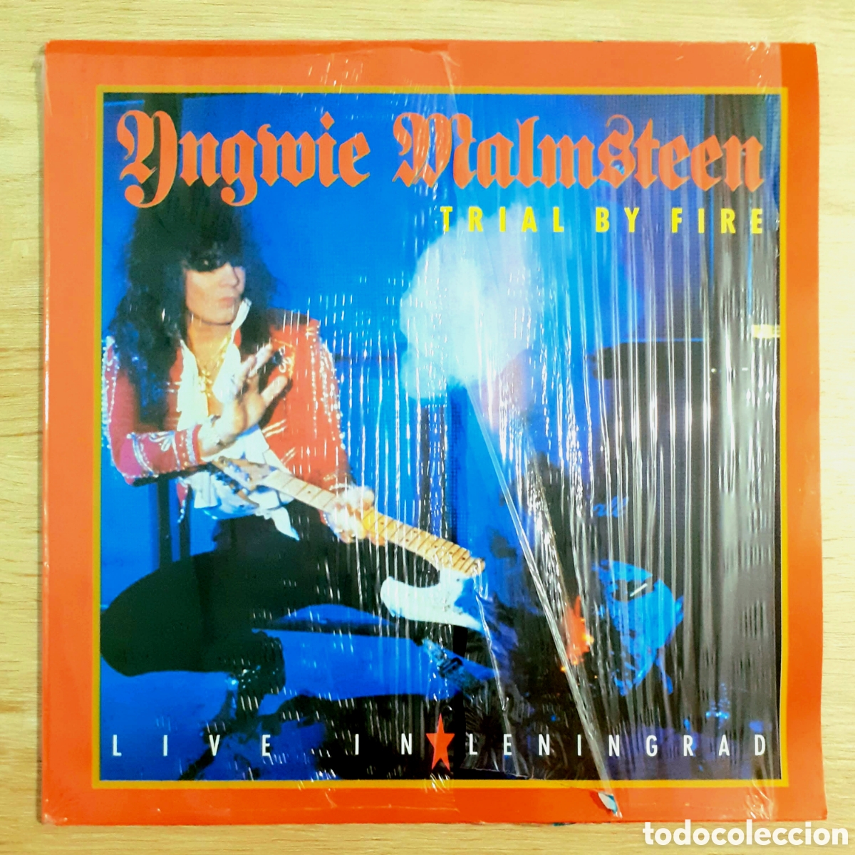 Discos de vinilo: Disco de vinilo de YNGWIE MALMSTEEN &rdquo;TRIAL BY FIRE: LIVE IN LENINGRAD&rdquo; (1989)